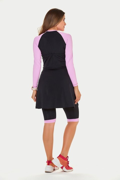 macaquinho ciclista feminino manga longa moda evangelica moda modesta peca com almofada para andar de bike epulari 5