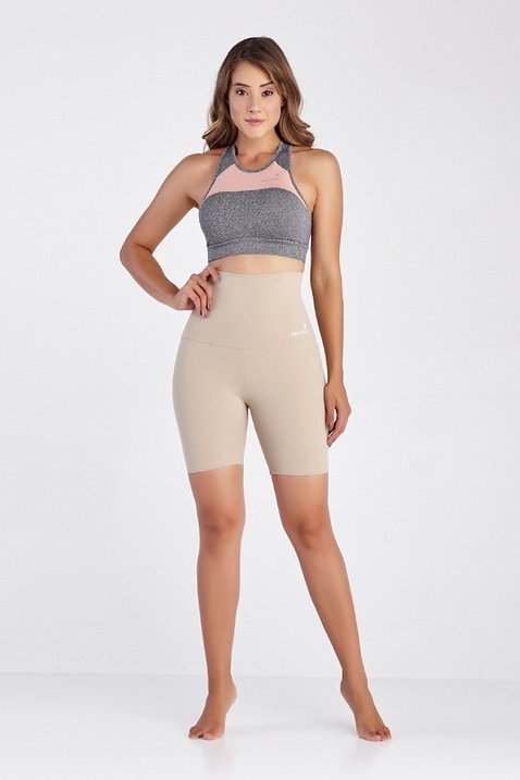shorts modelador cor de pele poliamida alta compressao epulari 2