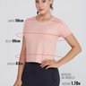 t shirt cropped fitness rose poliamida uv50 epulari ep002ro detalhe