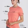 blusa poliamida coral com protecao uv detalhe manga medidas modelo