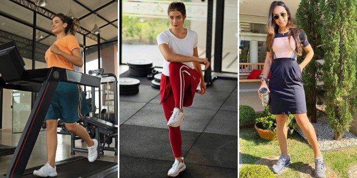 Roupa para ir à academia feminina