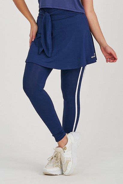 Saia Calça Comprida Azul Marinho Poliamida Proteção UV50 Epulari