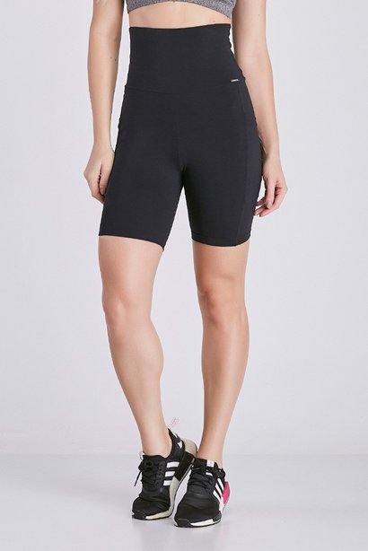 Short Preto De Academia Cós Alto Cinta Modeladora Supplex Alta Compressão Epulari Short Preto De Academia Cós Alto Cinta Modeladora Supplex Alta Compressão Epulari