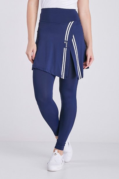 Saia Calça Comprida Azul Poliamida Assimétrica Com Estampa Exclusiva Epulari Saia Calça Comprida Azul Poliamida Assimétrica Com Estampa Exclusiva Epulari