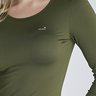 blusa feminina verde militar manga longa termica para frio de neve com protecao solar epulari 4