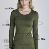 blusa feminina verde militar manga longa termica para frio de neve com protecao solar epulari 7