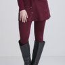 Saia Calça Comprida Térmica Bordô Para Mulheres de Até 1,60 de Altura Epulari