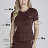 blusa t shirt feminina de academia em poliamida na cor marrom com protecao solar epulari 7