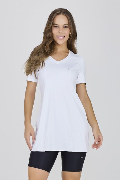 t shirt tapa bumbum branco em poliamida moda fitness modesta epulari 7