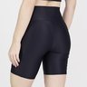 short preto feminino de academia em poliamida zero transparencia epulari 12