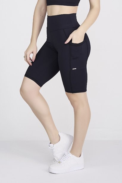 Short Bermuda Feminina Academia Poliamida Zero Transparência Epulari Short Bermuda Feminina Academia Poliamida Zero Transparência Epulari