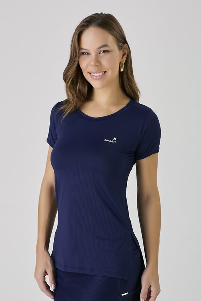 t shirt feminina azul marinho moda fitness poliamida epulari 4