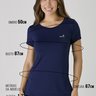 t shirt feminina azul marinho moda fitness poliamida epulari 7