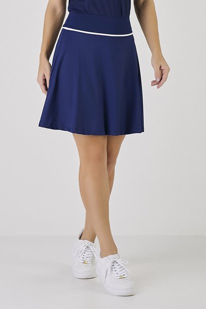 Short Saia Azul Tenista Com Bolso Bola Tênis Poliamida UV50 Epulari Short Saia Azul Tenista Com Bolso Bola Tênis Poliamida UV50 Epulari