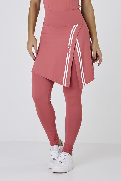 Saia Calça Comprida Veludo Assimétrica Poliamida Proteção Solar Epulari 