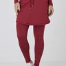 Saia Calça Comprida Cor Cranberry Térmica Proteção UV Para Mulheres de Até 1,80 Altura Epulari