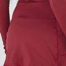 saia calca comprida termica para mulheres baixas na cor cranberry epulari 13
