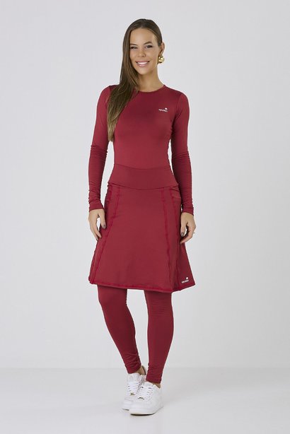 saia calca comprida termica na cor cranberry epulari 2