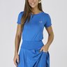 short saia azul marine em poliamida media compressao com protecao uv epulari 7