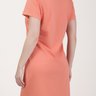 vestido camisetao em algodao na cor laranja coral epulari 11