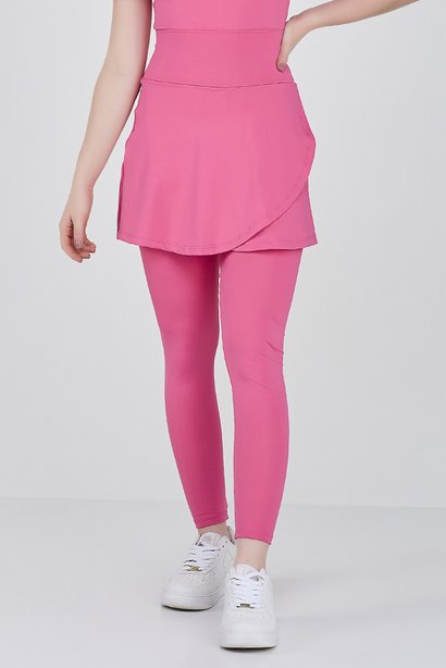 Saia Calça Comprida Rosa Poliamida New Light Para Mulheres de Até 1,60 de Altura Epulari 