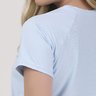 camiseta feminina de academia poliamida azul claro collab tamiris rodrigues epulari 9
