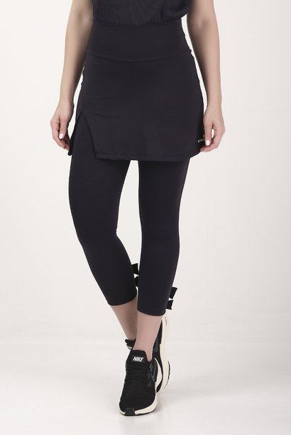 Saia Corsário Com Laço Preta Poliamida Collab Tamiris Rodrigues Epulari