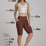 short bermuda marrom modelo biker epulari 8