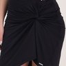 short saia justo moda praia evangelica modesta com detalhe em no frontal na cor preto epulari 5