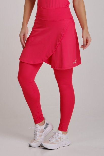 Saia Calça Comprida Vermelha Para Mulheres De Até 1,80 de Altura Poliamida Epulari 