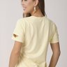 camiseta feminina de academia na cor amarelo manteiga polimida epulari 11