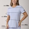 camiseta feminina na cor azul claro poliamida epulari 8