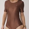body feminino manga curta moda praia na cor marrom epulari 4