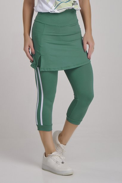 Saia Corsário Verde Poliamida Proteção UV Epulari 