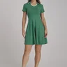 vestido tenista verde em poliamida com short epulari 2
