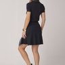 short saia preto evase com listras epulari 10
