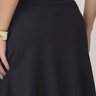 short saia preto evase com listras epulari 13