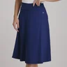 short saia azul marinho midi em poliamida moda fitness evangelica 4