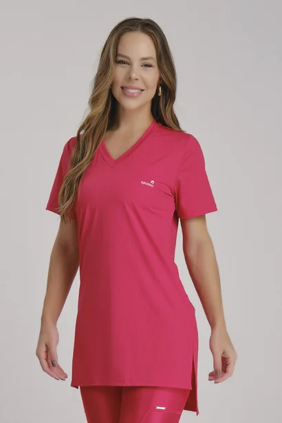 T-Shirt Cor Lichia Tapa Bumbum Poliamida Proteção UV Epulari 