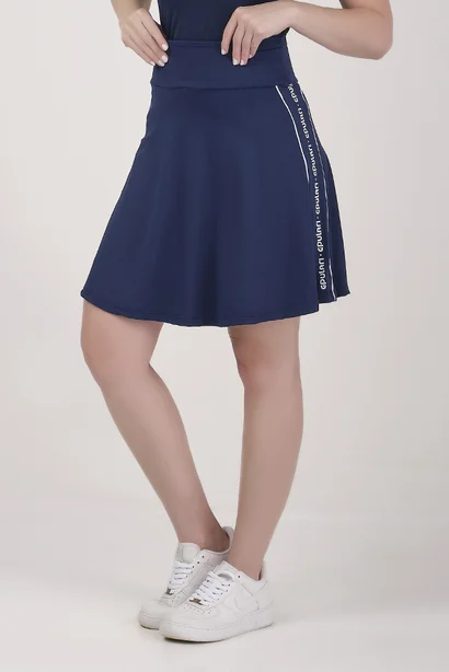 Short Saia Azul Marinho Estampa Exclusiva Poliamida Proteção UV Epulari 