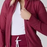 jaqueta bordo poliamida com bolsos epulari 6