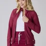jaqueta bordo poliamida com bolsos epulari 7