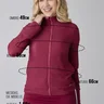 jaqueta bordo poliamida com bolsos epulari 8