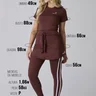 saia calca comprida marrom para mulheres de ate 1 60 de altura epulari 8