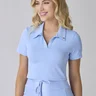 cropped polo azul claro em poliamida protecao uv epulari 2