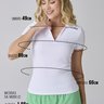 blusa gola polo branca poliamida protecao uv epulari 8