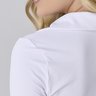 blusa gola polo branca poliamida protecao uv epulari 12