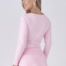 saia calca comprida termica rosa claro para mulheres de ate 1 60 de altura collab tamiris rodrigues epulari 1