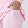 saia calca comprida termica rosa claro para mulheres de ate 1 60 de altura collab tamiris rodrigues epulari 6