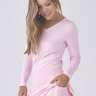 saia calca comprida termica rosa claro para mulheres de ate 1 60 de altura collab tamiris rodrigues epulari 7